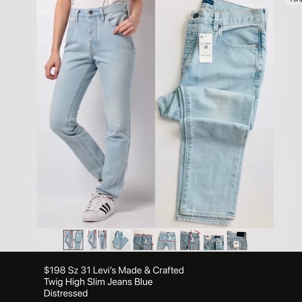 Size 31 Levi’s Made & Crafted Twig High Jeans